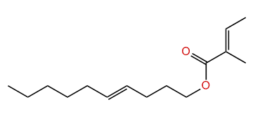 (E)-4-Decenyl (E)-2-methyl-2-butenoate